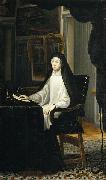 Miranda, Juan Carreno de La reina Mariana de Austria de luto oil painting